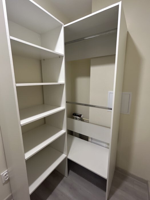 Фотография покупателя товара Стеллаж модульной гардеробной системы «Модус», 2090×400×520 мм, цвет белый - Фото 1