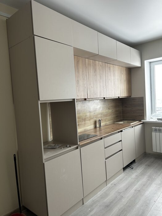 Фотография покупателя товара Кухонный гарнитур угловой в потолок «Виктория», 3000×1600 мм, цвет графит/дуб крафт - Фото 148