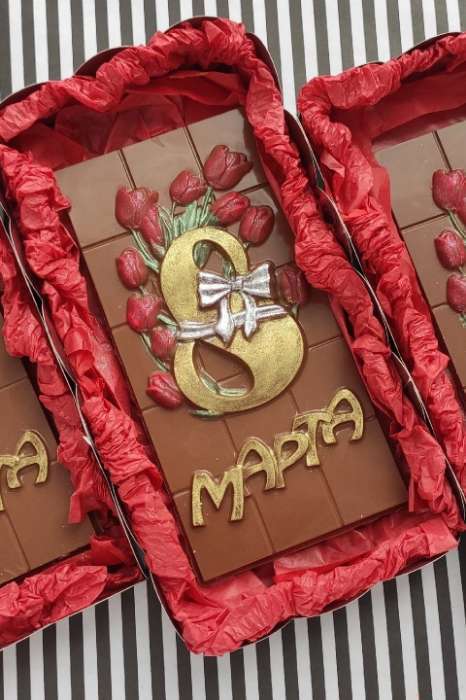 Фотография покупателя товара Коробка для печенья, «Цветочки», 10.5×20×3 см - Фото 1