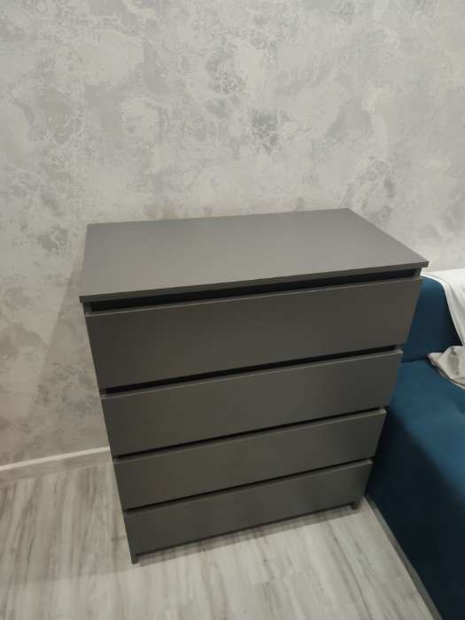 Фотография покупателя товара Комод для хранения «Клик Мебель. Мадера», 4 ящика, 800×420×1000 мм, цвет белый - Фото 3