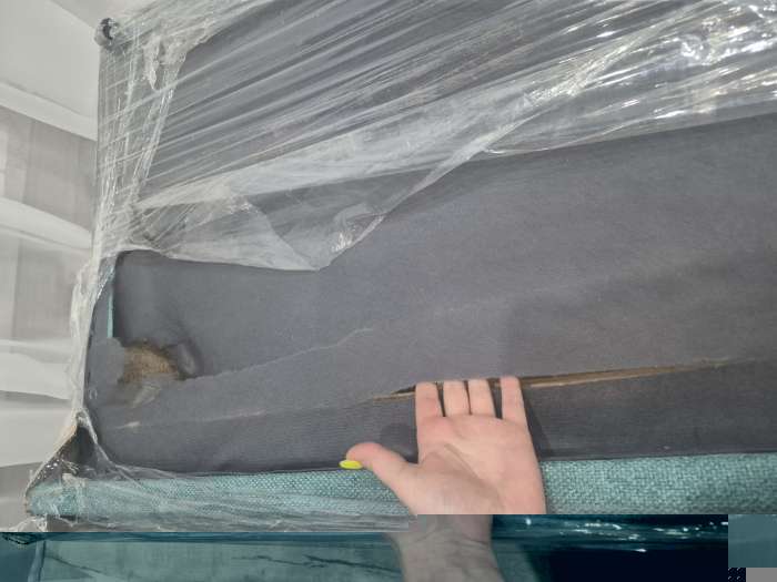 Фотография покупателя товара Диван прямой NEXT, c подлокотниками, спальное место 1200×1950 мм, обивка рогожка, цвет coffee - Фото 5