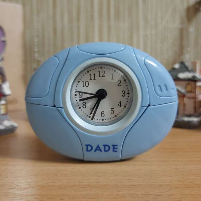 Фотография покупателя товара Робот «Будильник», трансформируется, звуковые эффекты, цвет голубой - Фото 1