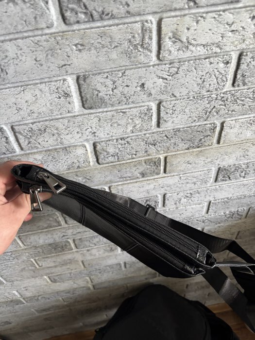 Фотография покупателя товара Сумка поясная на молнии, с карманами, 26×1×14 см, коричневая - Фото 1