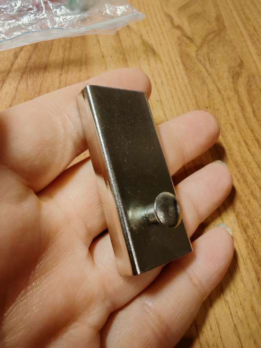 Фотография покупателя товара Направитель магнитный, для шва, 5.3×2×0.7 см, цвет серебряный - Фото 1