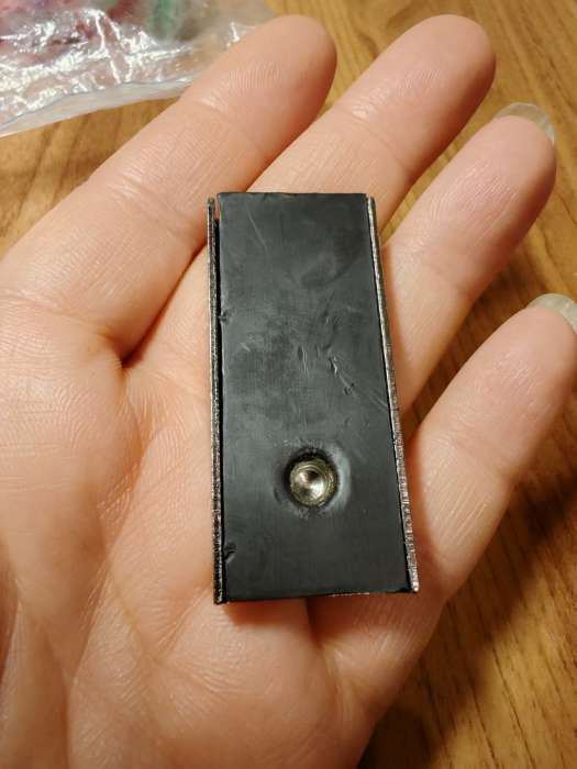 Фотография покупателя товара Направитель магнитный, для шва, 5.3×2×0.7 см, цвет серебряный - Фото 2