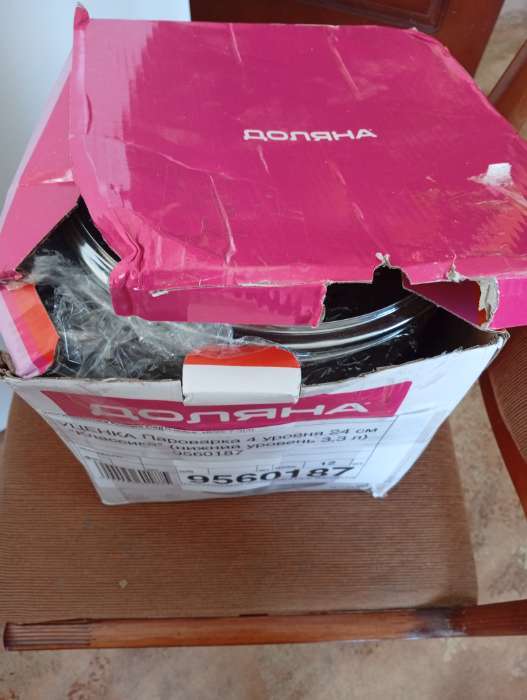 Фотография покупателя товара Мантоварка-пароварка Доляна «Классика», d=24 см, 3 уровня, общий объём — 7.9 л, индукция, нержавеющая сталь - Фото 12