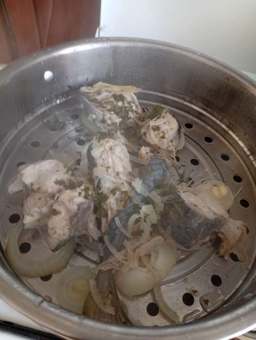 Фотография покупателя товара Мантоварка-пароварка Доляна «Классика», d=24 см, 3 уровня, общий объём — 7.9 л, индукция, нержавеющая сталь - Фото 7