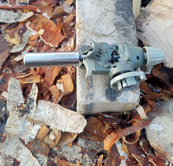 Фотография покупателя товара Горелка газовая maclay 920, с пьезоподжигом - Фото 3