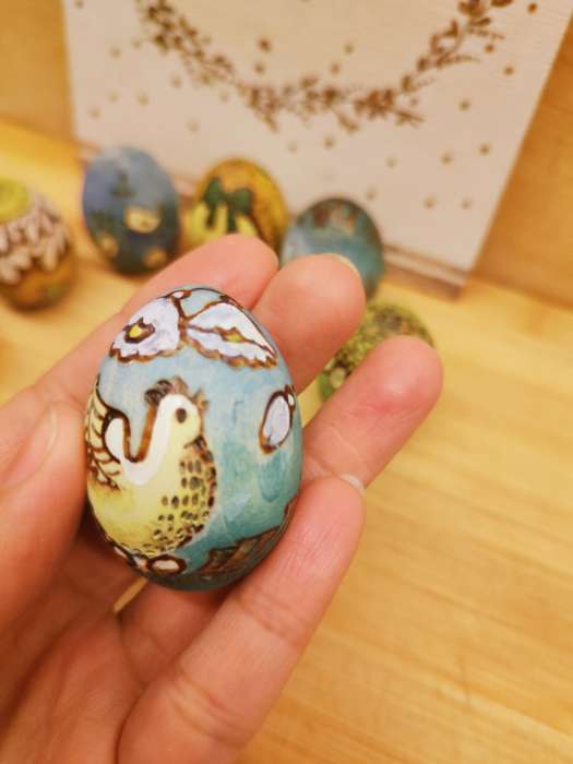 Фотография покупателя товара Роспись по дереву "Гнездо с яйцами", 10 шт. - Фото 6
