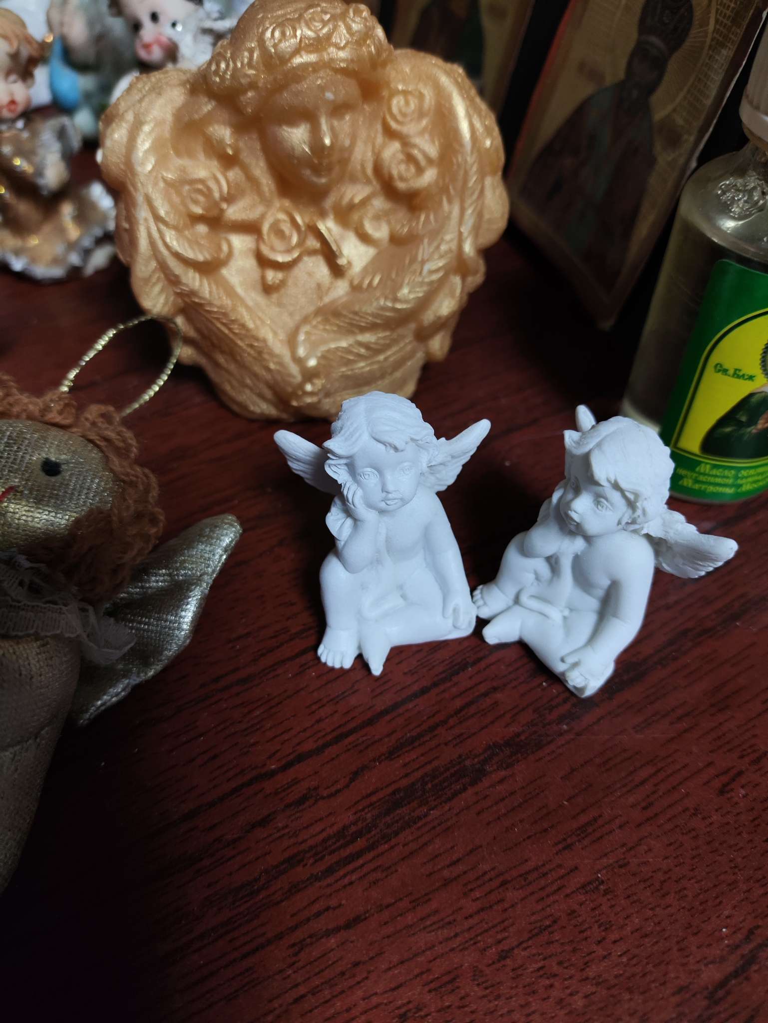 Фотография покупателя товара Фигурка полистоун «Ангелок отдыхающий», 3.8×2.6×3 см, МИКС - Фото 11