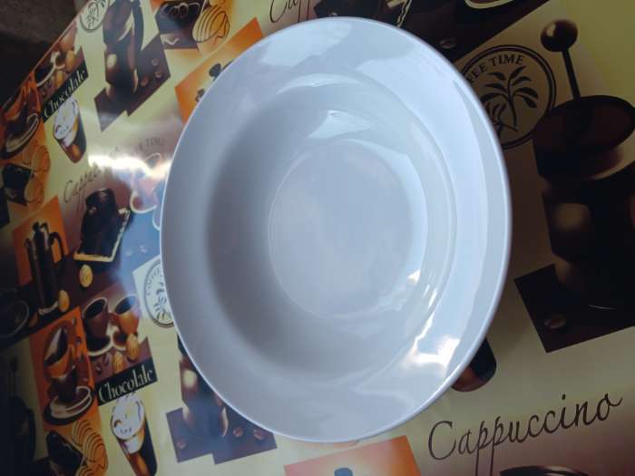 Фотография покупателя товара Тарелка глубокая Добрушский завод «Бельё», 500 мл, d=24 см, фарфор, белая - Фото 1