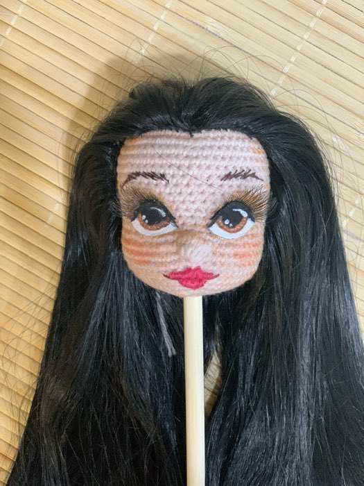 Фотография покупателя товара Волосы - тресс для кукол «Прямые» длина волос: 25 см, ширина: 100 см, цвет № 2В - Фото 1