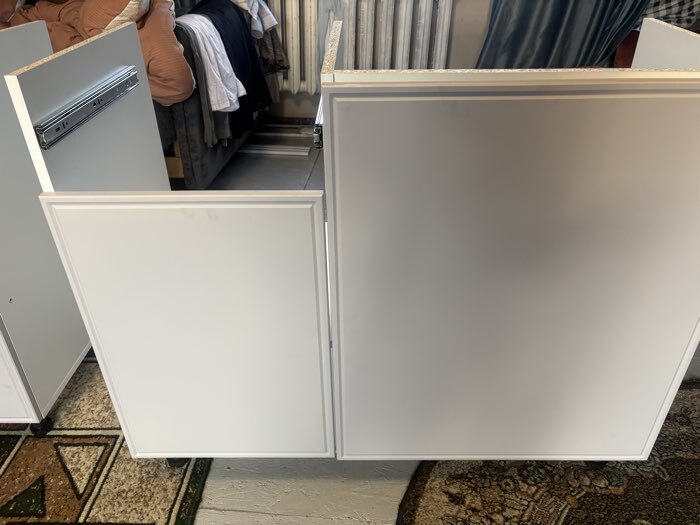 Фотография покупателя товара Кухонный гарнитур «Адель», 2000 мм, цвет белый/нео/мраморный берег - Фото 8