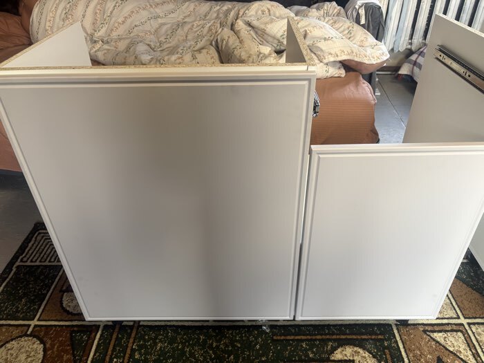 Фотография покупателя товара Кухонный гарнитур «Адель», 2000 мм, цвет белый/нео/мраморный берег - Фото 7