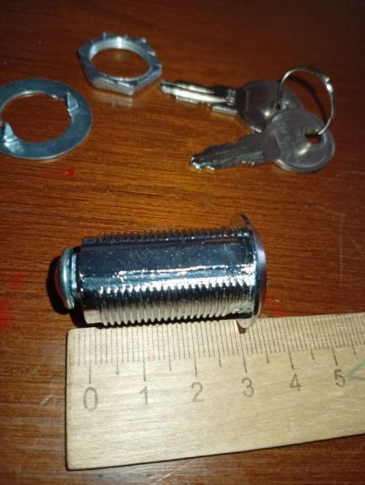 Фотография покупателя товара Замок почтовый LOCKLAND, 17×30 мм, 2 ключа, 1 шт. - Фото 1