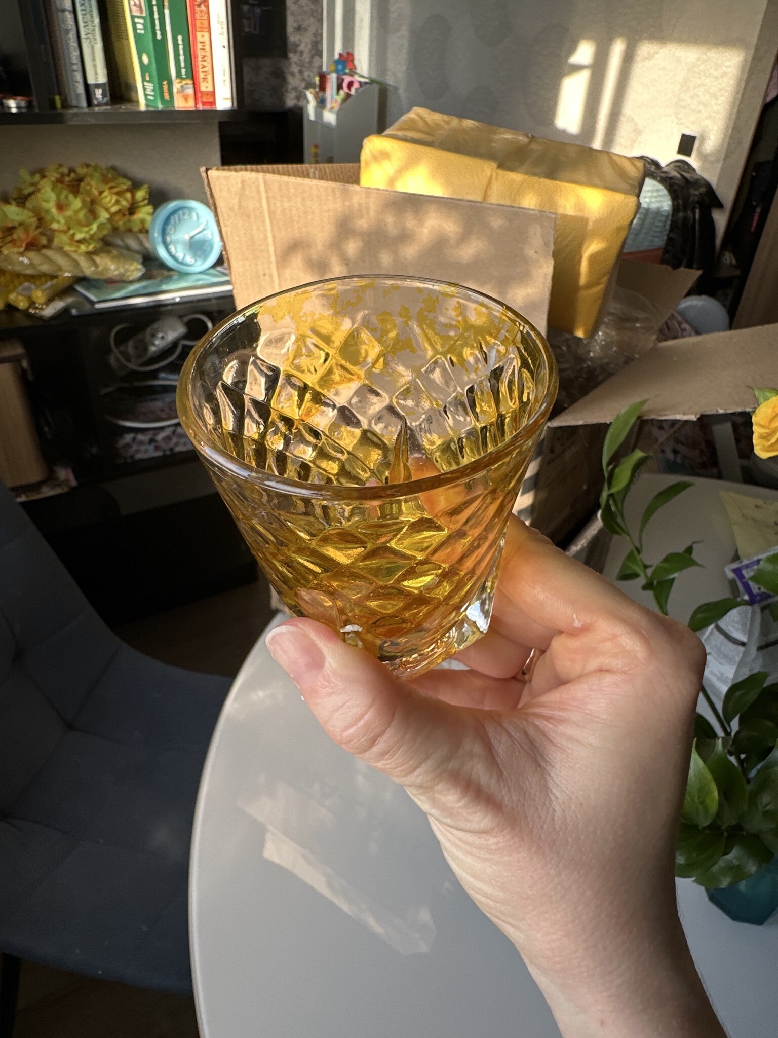 Фотография покупателя товара Подсвечник для чайной свечи, 7×7×7.7 см, МИКС - Фото 1