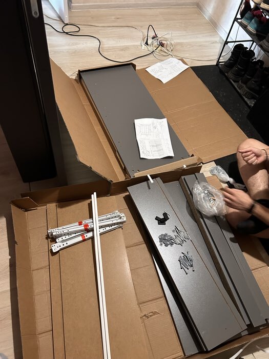 Фотография покупателя товара Комод для хранения «Клик Мебель. Мадера», 4 ящика, 800×420×1000 мм, цвет белый - Фото 1