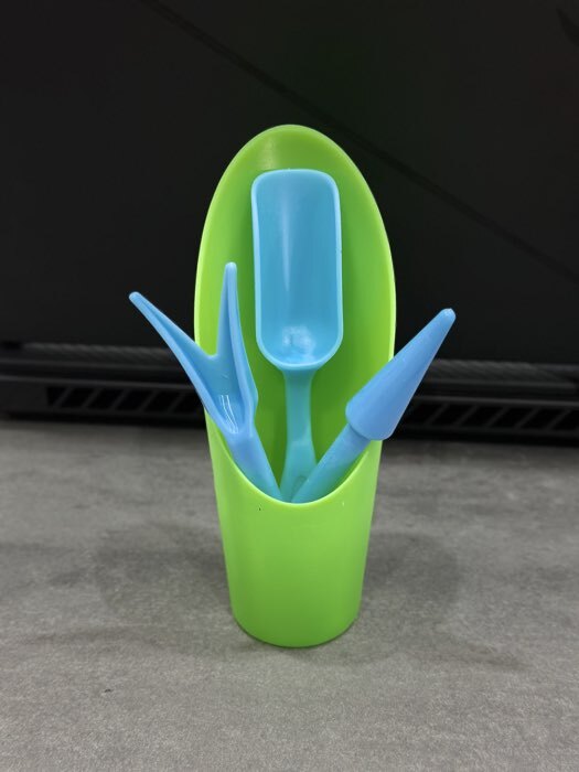 Фотография покупателя товара Набор посадочного инструмента: лопатка, вилка, конус, стаканчик, цвет МИКС, Greengo - Фото 2