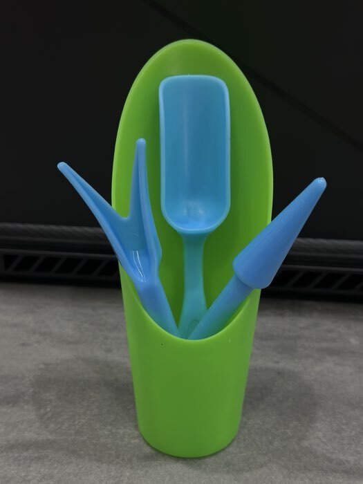 Фотография покупателя товара Набор посадочного инструмента: лопатка, вилка, конус, стаканчик, цвет МИКС, Greengo - Фото 1