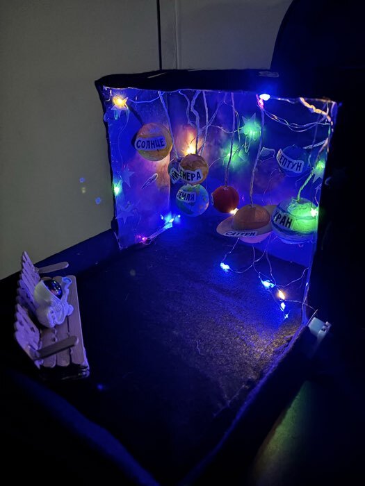 Фотография покупателя товара Гирлянда «Нить» 3 м, роса, IP20, серебристая нить. 30 LED, от батареек AG13×3, 3 режима, свечение мульти - Фото 1