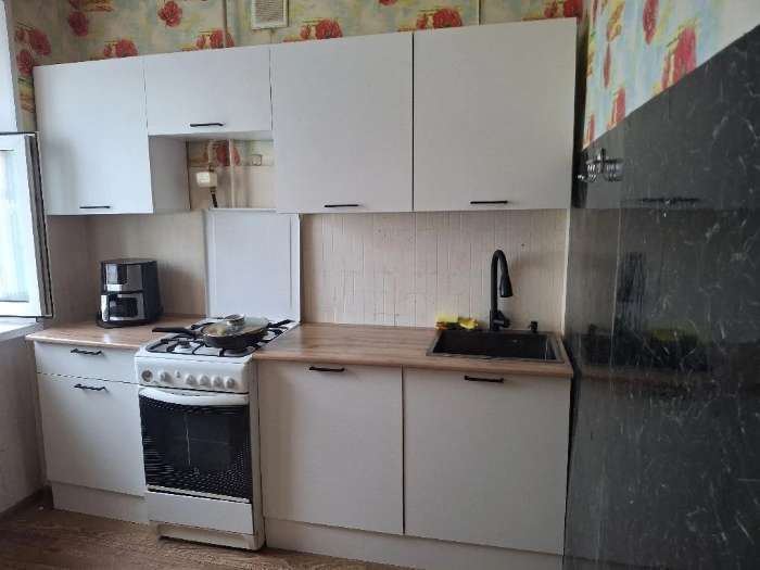 Фотография покупателя товара Кухонный гарнитур «Паола», 2400 мм, цвет белый/белый - Фото 1