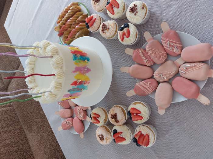 Фотография покупателя товара Свечи для торта  "Серпантин" 6  шт, 12 см, коктейльные, разноцветные - Фото 57