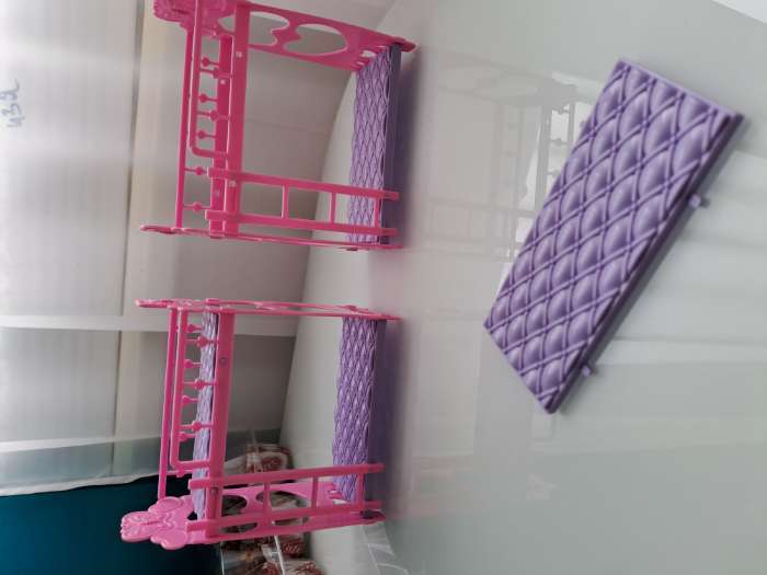 Фотография покупателя товара Аксессуары для кукол: кроватка двухъярусная «Малышка» - Фото 19