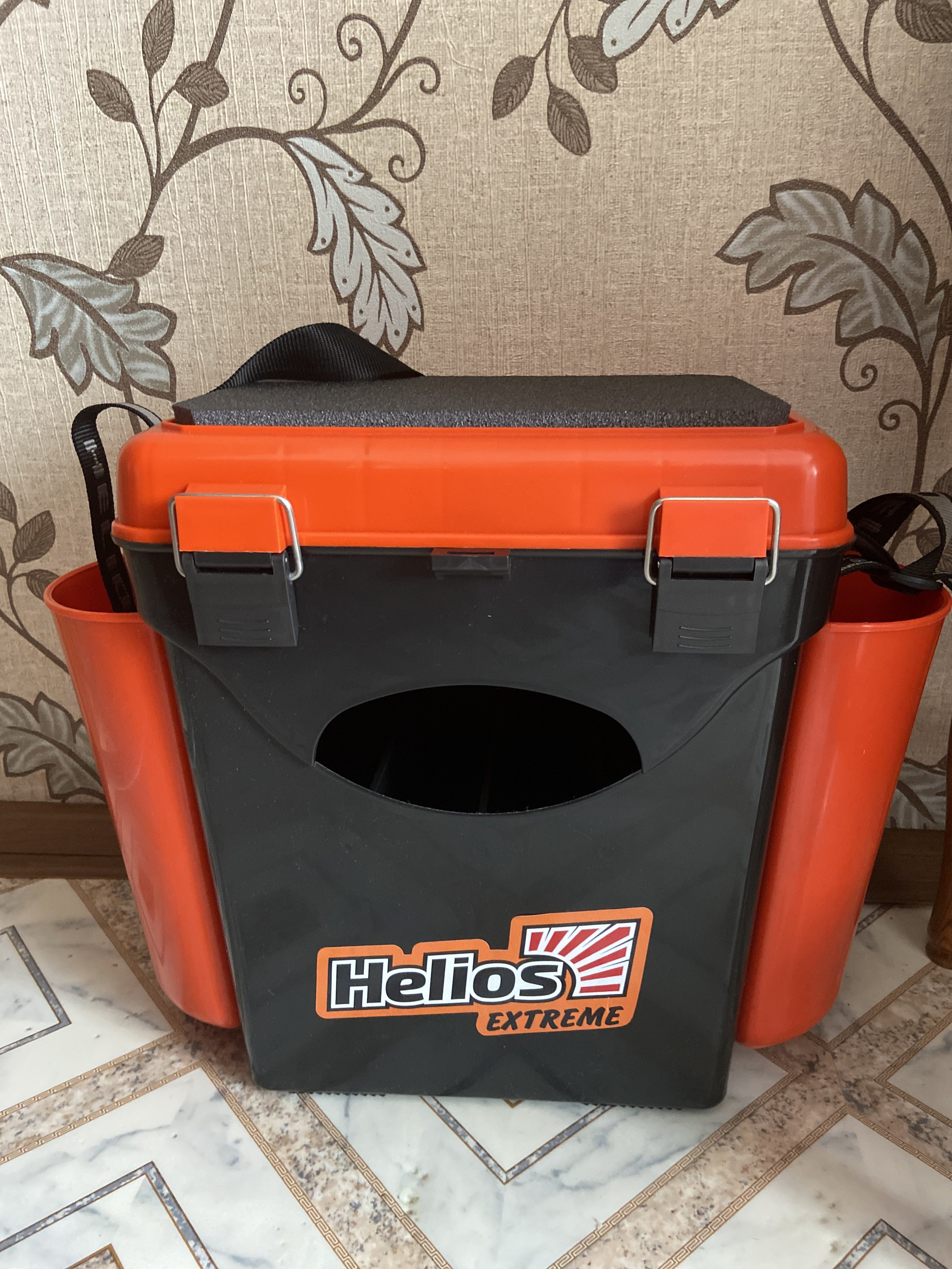 Фотография покупателя товара Ящик зимний Helios FishBox 10 л, односекционный, цвет оранжевый