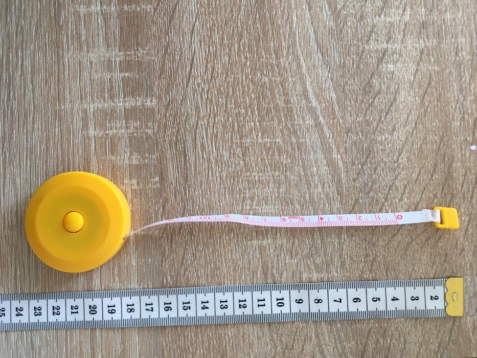Фотография покупателя товара Сантиметровая рулетка портновская, 150 см (см/дюймы), цвет МИКС - Фото 5