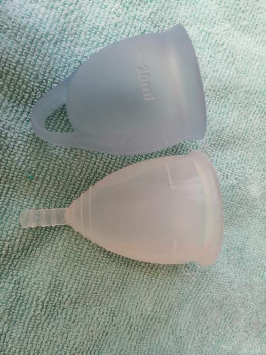 Фотография покупателя товара Менструальная чаша «Тюльпан», размер L, цвет белый