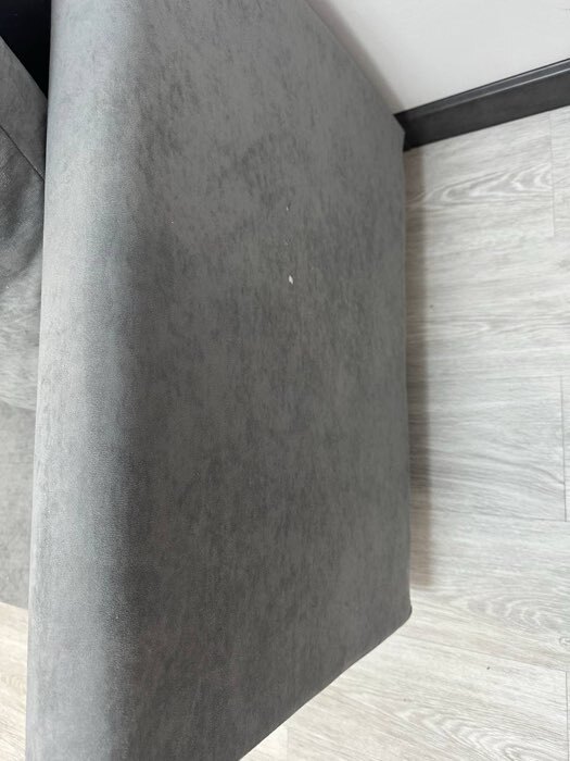 Фотография покупателя товара Диван прямой «Ванкувер - Лайт», механизм еврокнижка, велюр, цвет серый - Фото 4