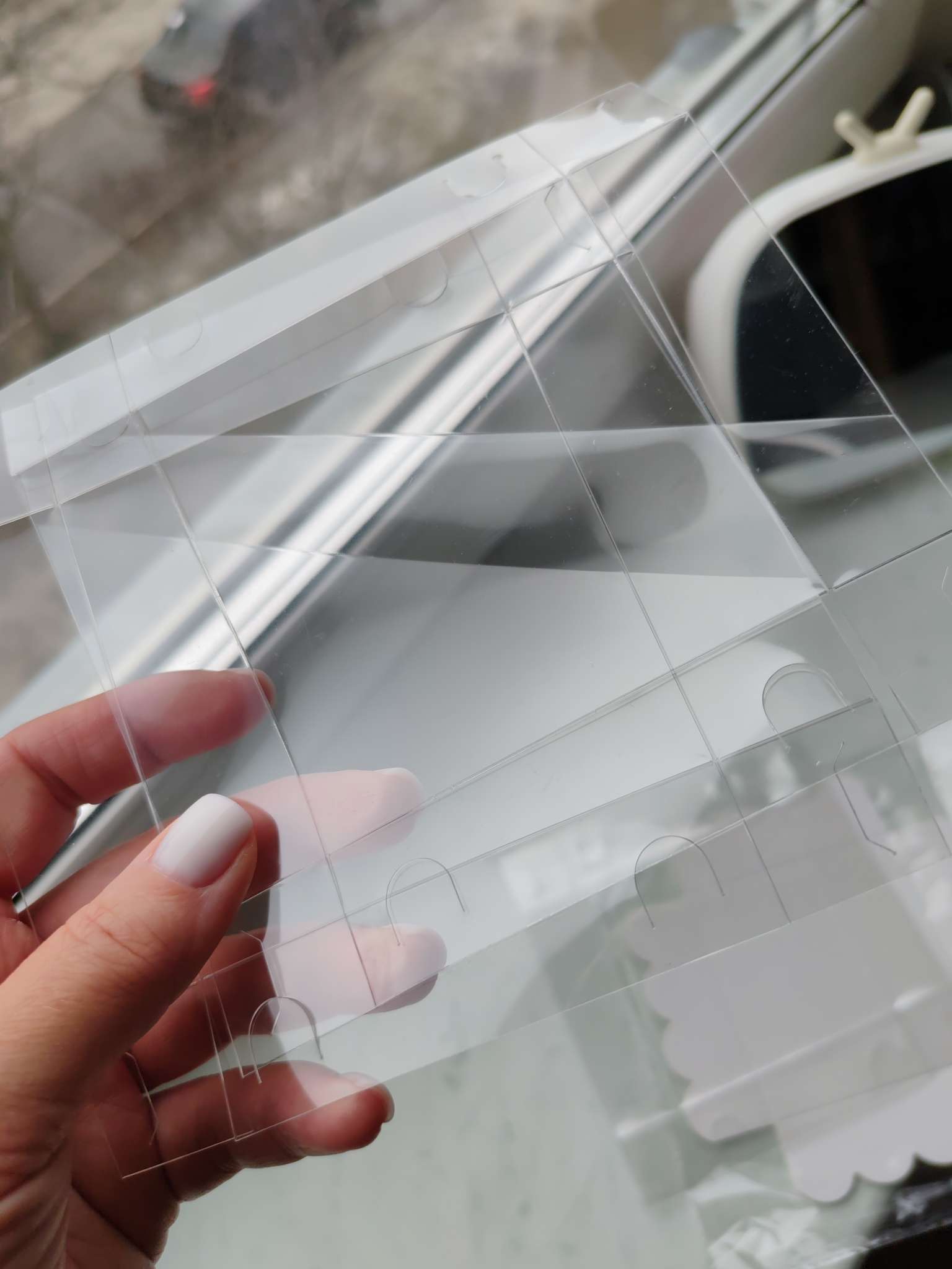 Фотография покупателя товара Коробка для печенья, белая, 9×9×3 см - Фото 158