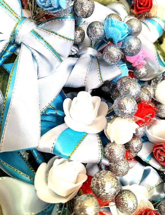 Фотография покупателя товара Декор для творчества «Блестящие шарики», 1 букет, в букете 12 шт., МИКС - Фото 1