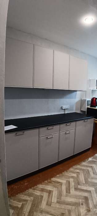 Фотография покупателя товара Кухонный гарнитур «Адель», 2000 мм, цвет белый/нео/мраморный берег - Фото 1