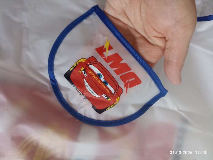 Фотография покупателя товара Дождевик детский, размер S, «Супергерой» - Фото 3