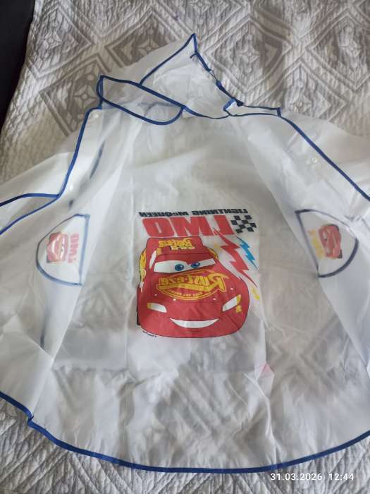 Фотография покупателя товара Дождевик детский, размер S, «Супергерой» - Фото 5