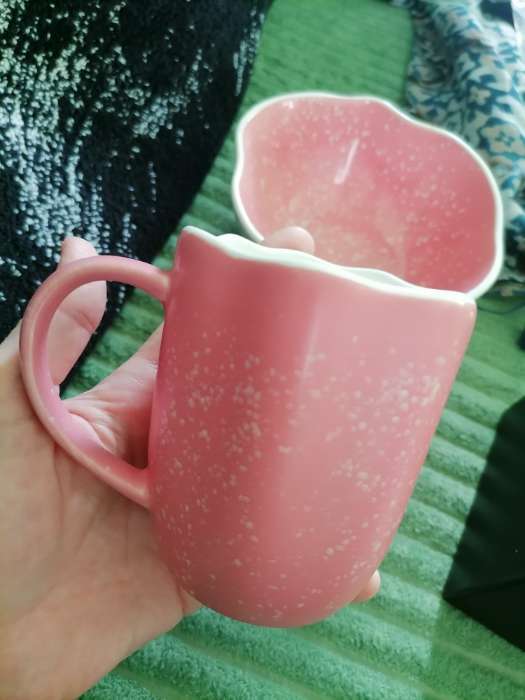 Фотография покупателя товара Кружка чайная керамическая «Синяя», 350 мл - Фото 1