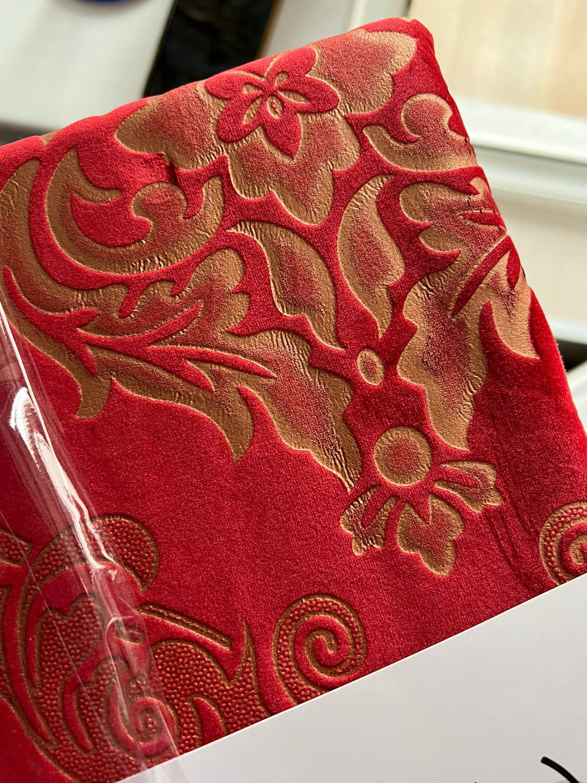 Фотография покупателя товара Штора портьерная Этель «Версаль» 160×270 см, цвет синий, 100% п/э - Фото 9