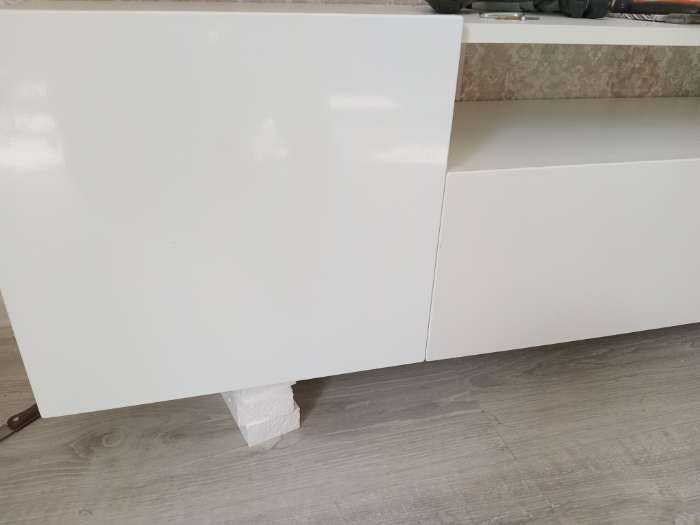 Фотография покупателя товара Гостиная «Лира», 2130×1680×350 мм, цвет Белый/ Белый глянец МДФ - Фото 190