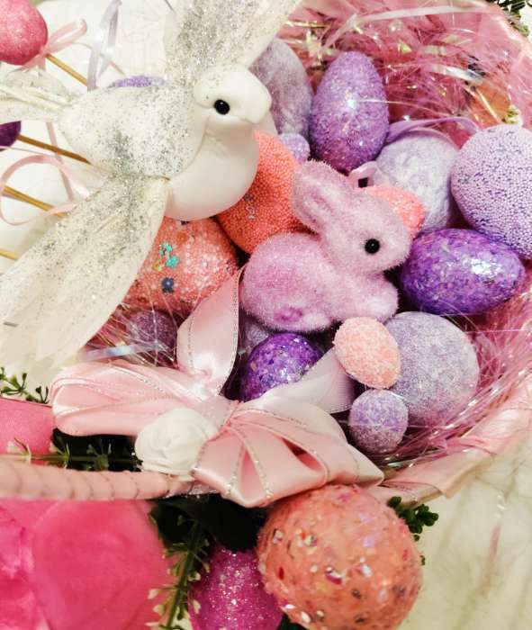 Фотография покупателя товара Набор для творчества и декора «Перья белые + наполнитель», голубой - Фото 2