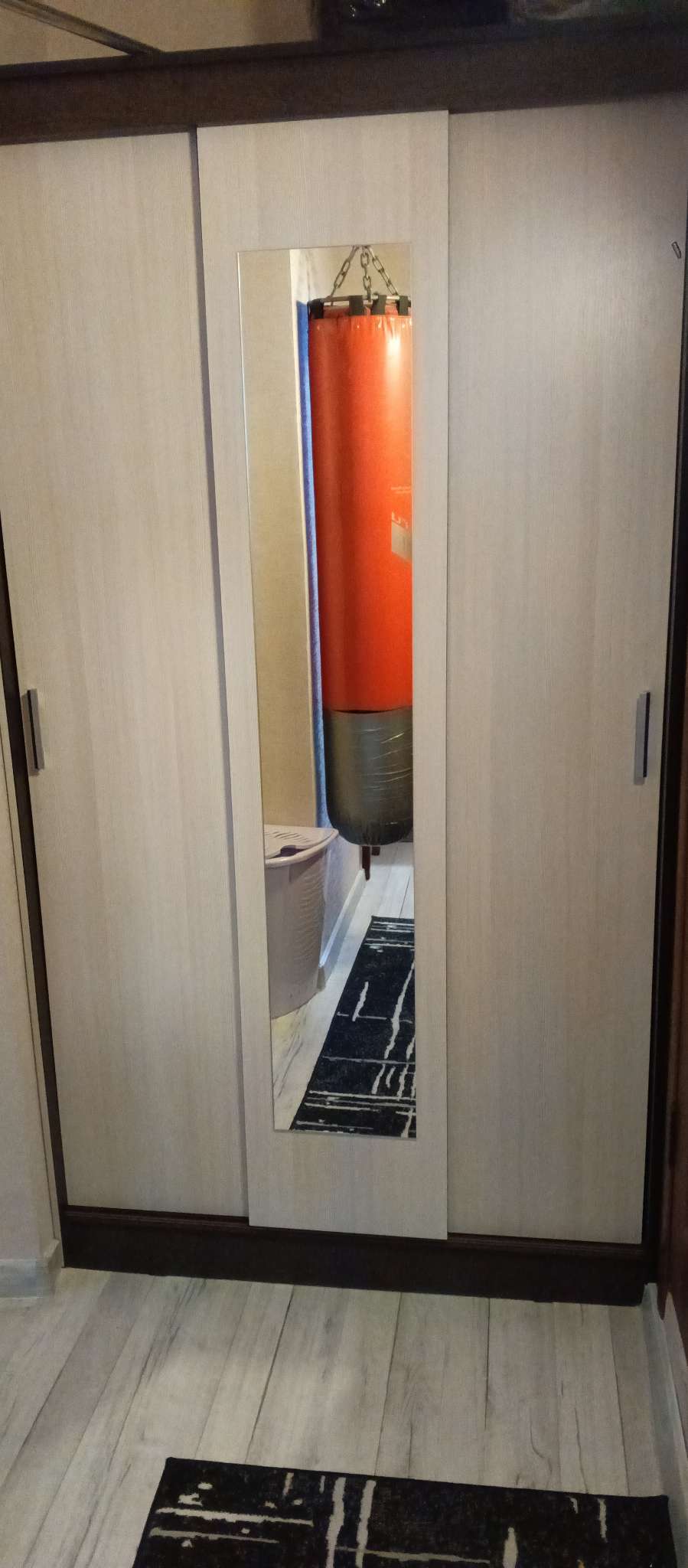 Фотография покупателя товара Шкаф-купе «Эко», 1200×565×2200 мм, цвет ясень шимо светлый/тёмный - Фото 12