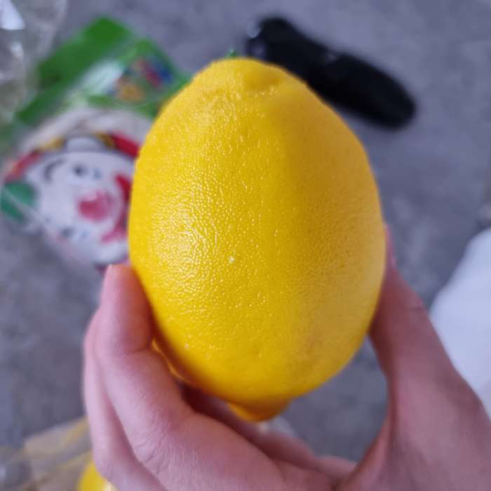 Фотография покупателя товара Муляж "Лимон" 10х6 см, жёлтый