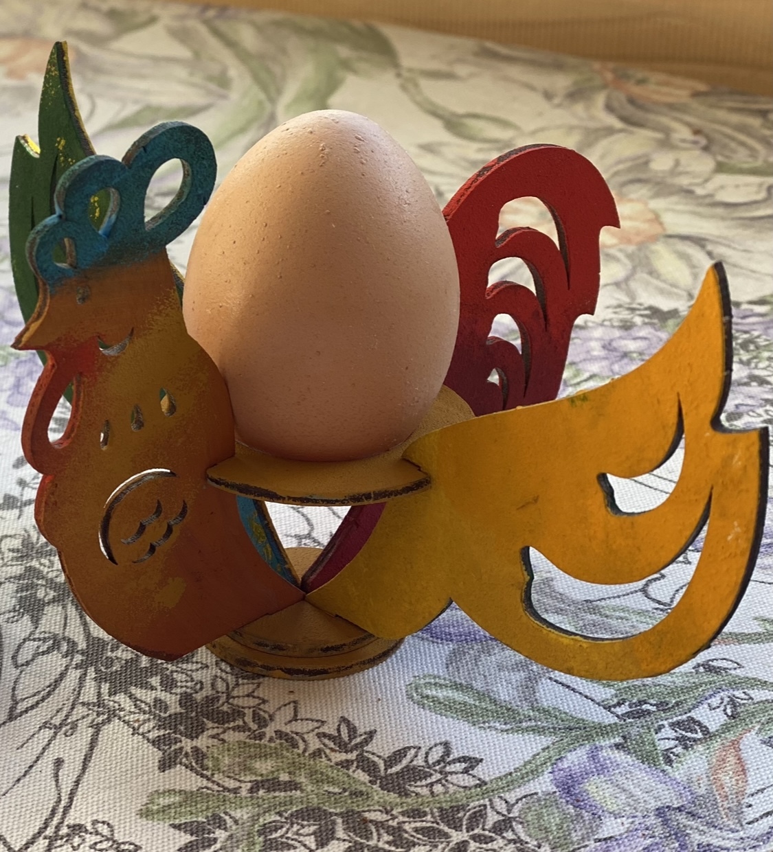 Фотография покупателя товара Подставка для яйца «Петушок», 14,5x17x9,5 см - Фото 1