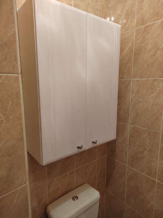 Фотография покупателя товара Шкаф навесной для ванной комнаты "Тура 6001", 60 х 24 х 80 см - Фото 4