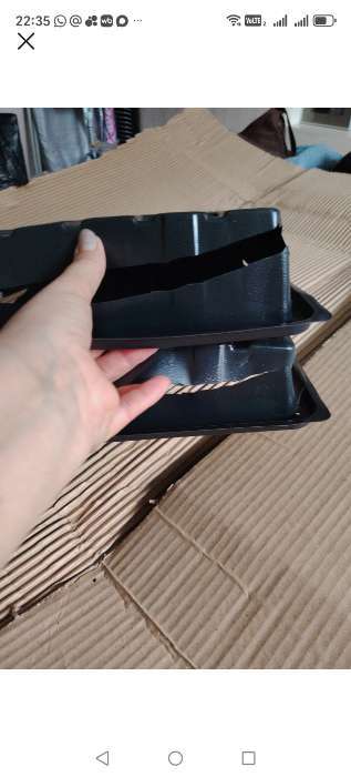 Фотография покупателя товара Поддон для рассады, 55×30×5.6 см, пластик, чёрный, дно МИКС, Greengo - Фото 48