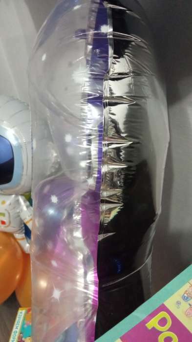 Фотография покупателя товара Букет из шаров «День рождения – космос. 2 года», фольга, латекс, набор 7 шт. - Фото 3