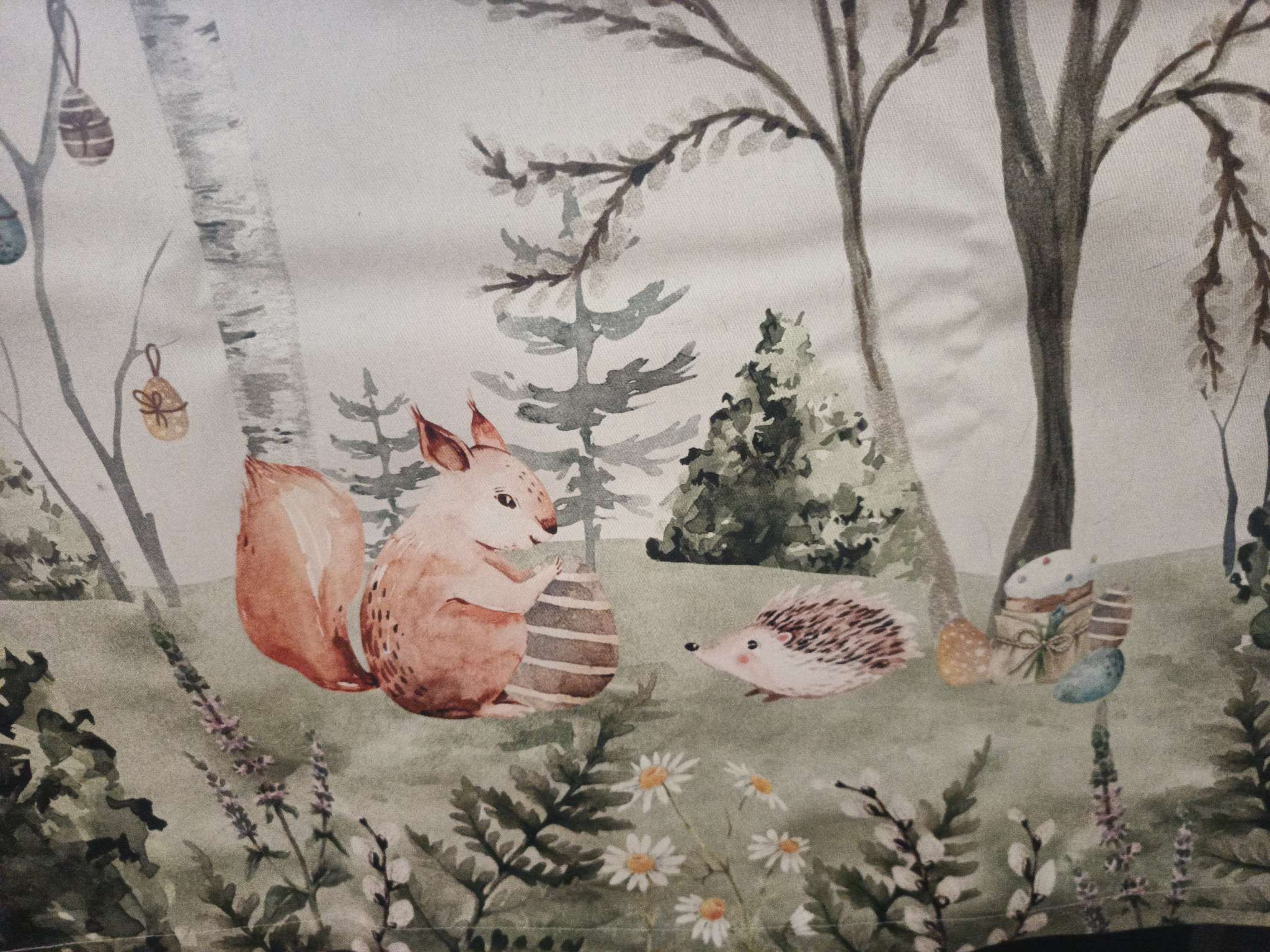 Фотография покупателя товара Кухонный набор «Этель. Пасха в лесу», скатерть 148×218±2 см с ГМВО, салфетки 40×40 см - 12 шт. - Фото 3