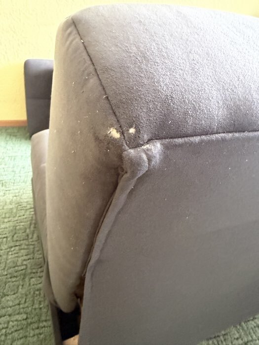 Фотография покупателя товара Диван прямой «Фишт», с мягкими подлокотниками, пружинный блок, книжка, цвет серый luma 24 - Фото 1