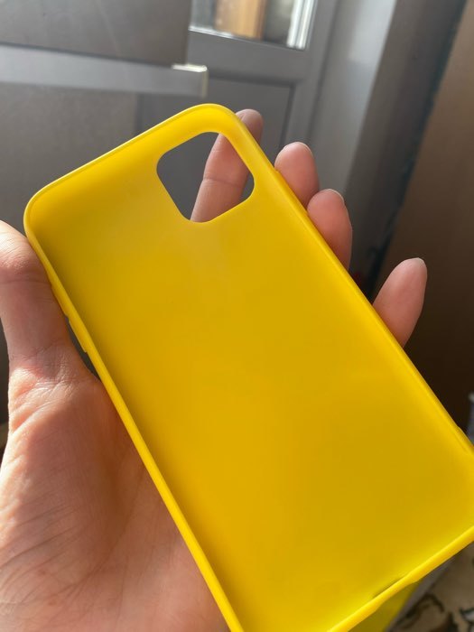 Фотография покупателя товара Чехол LuazON, для телефона iPhone 11, TPU, желтый - Фото 2