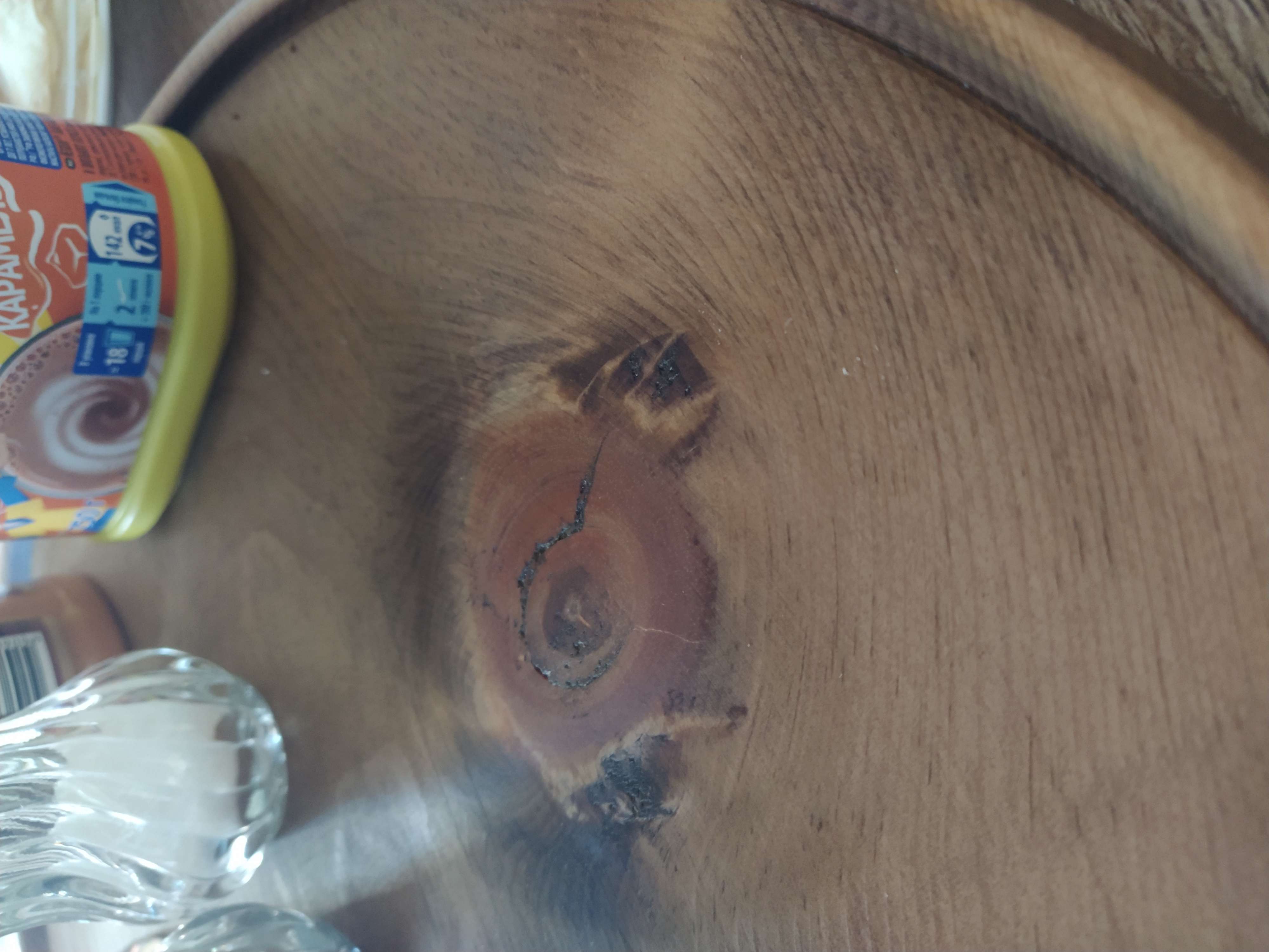 Фотография покупателя товара Поднос из натурального кедра Mаgistrо, 25×2,8 см, цвет шоколадный - Фото 4